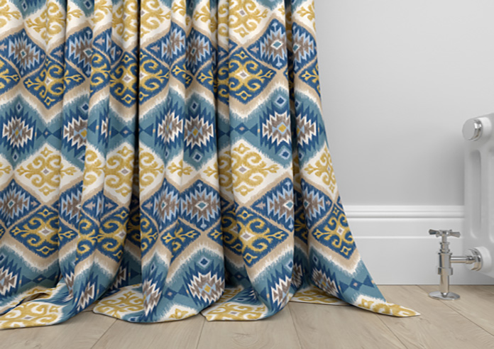 Navajo, Indigo - Made to Measure Curtains - Image 6
